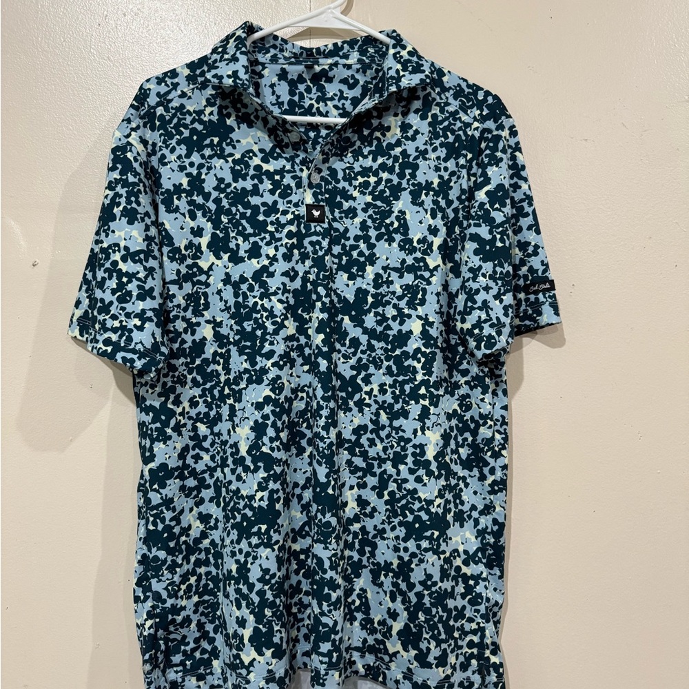 Bad Birdie ‘blend setter’ polo , Medium.